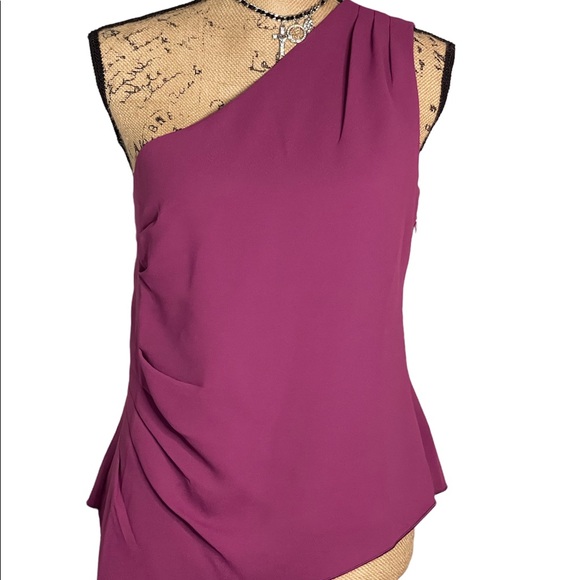 WHBM One-Shoulder Bodice Top - NWT size 4 - Picture 3 of 10